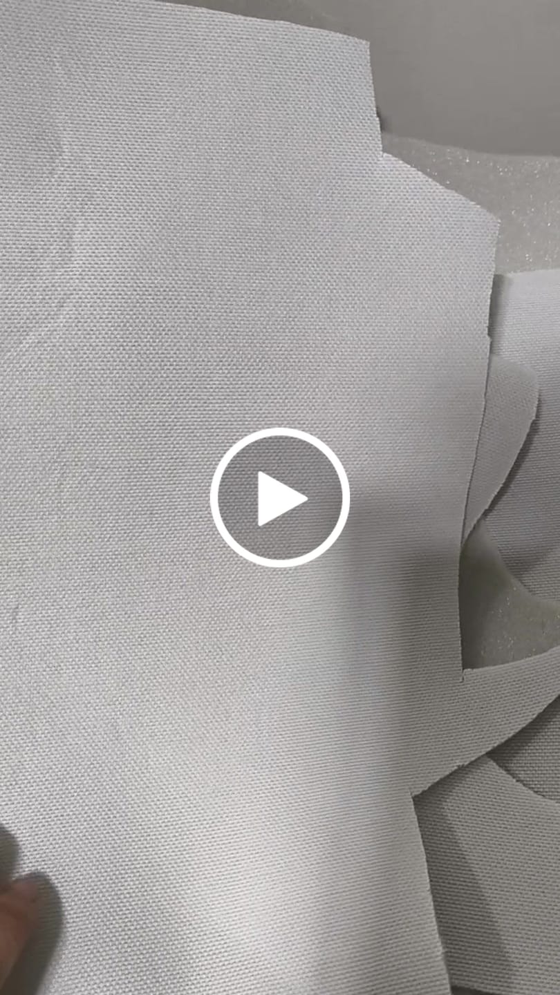 Customer video review of ESPUMA DUBLADA COM JERSEY BRANCO