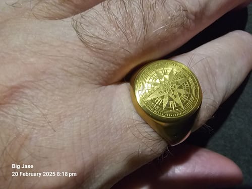 Customer photo review of Compass Ring
