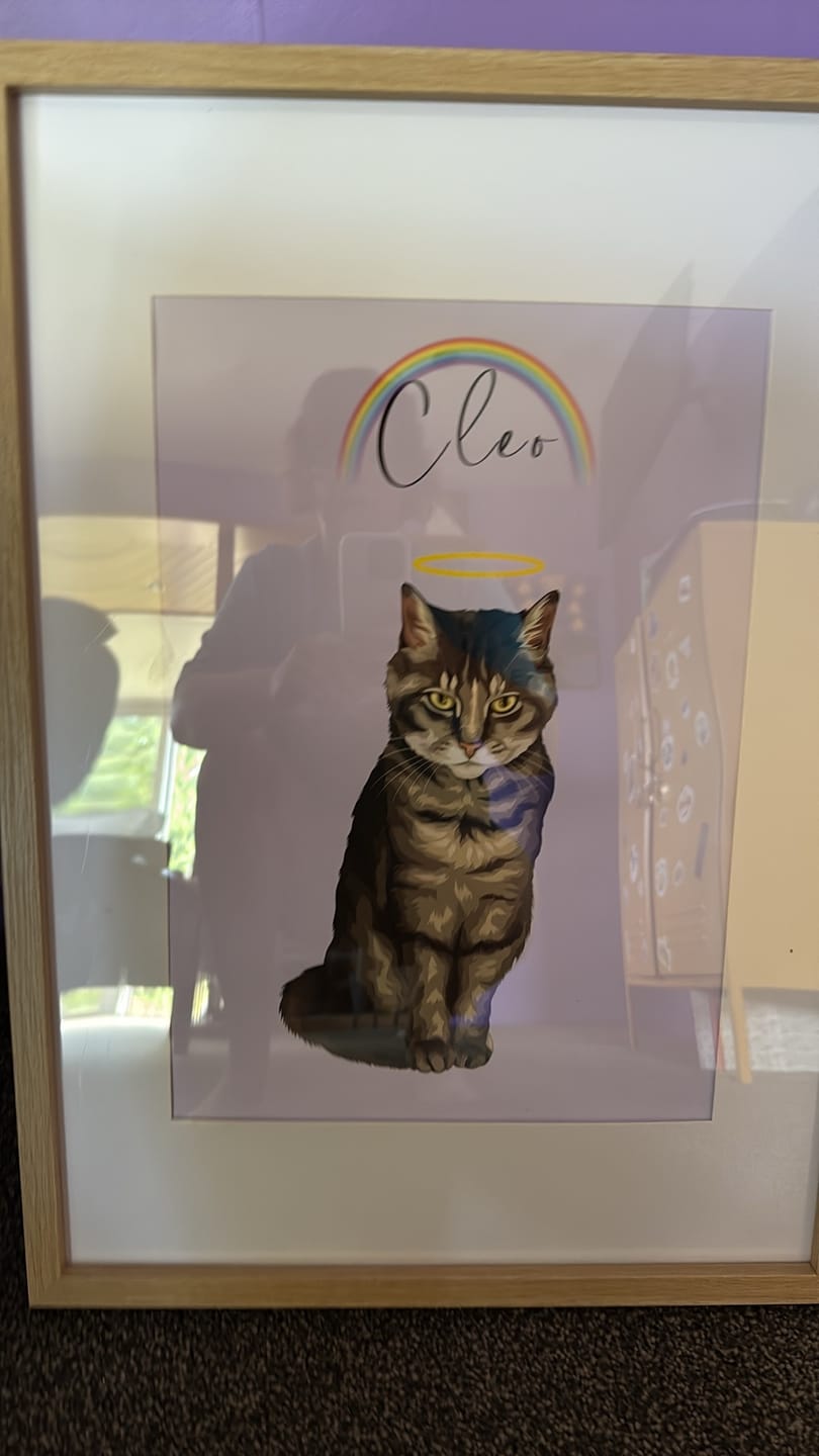 Customer photo review of Memorial Portrait