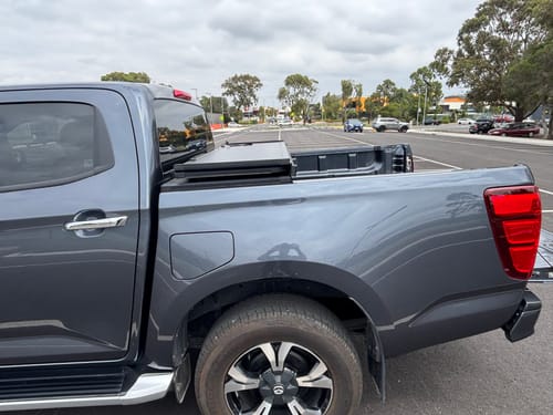 Customer photo review of Tri-Fold Hard Lid Tonneau Cover for NEW Mazda BT-50 2020+ - UniUte