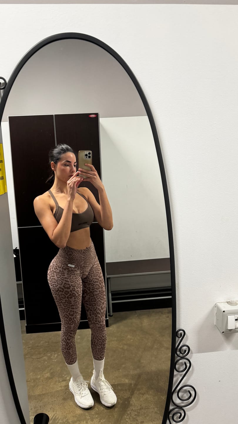 Customer photo review of Leggings Wild Essence BambùFIR Caramel