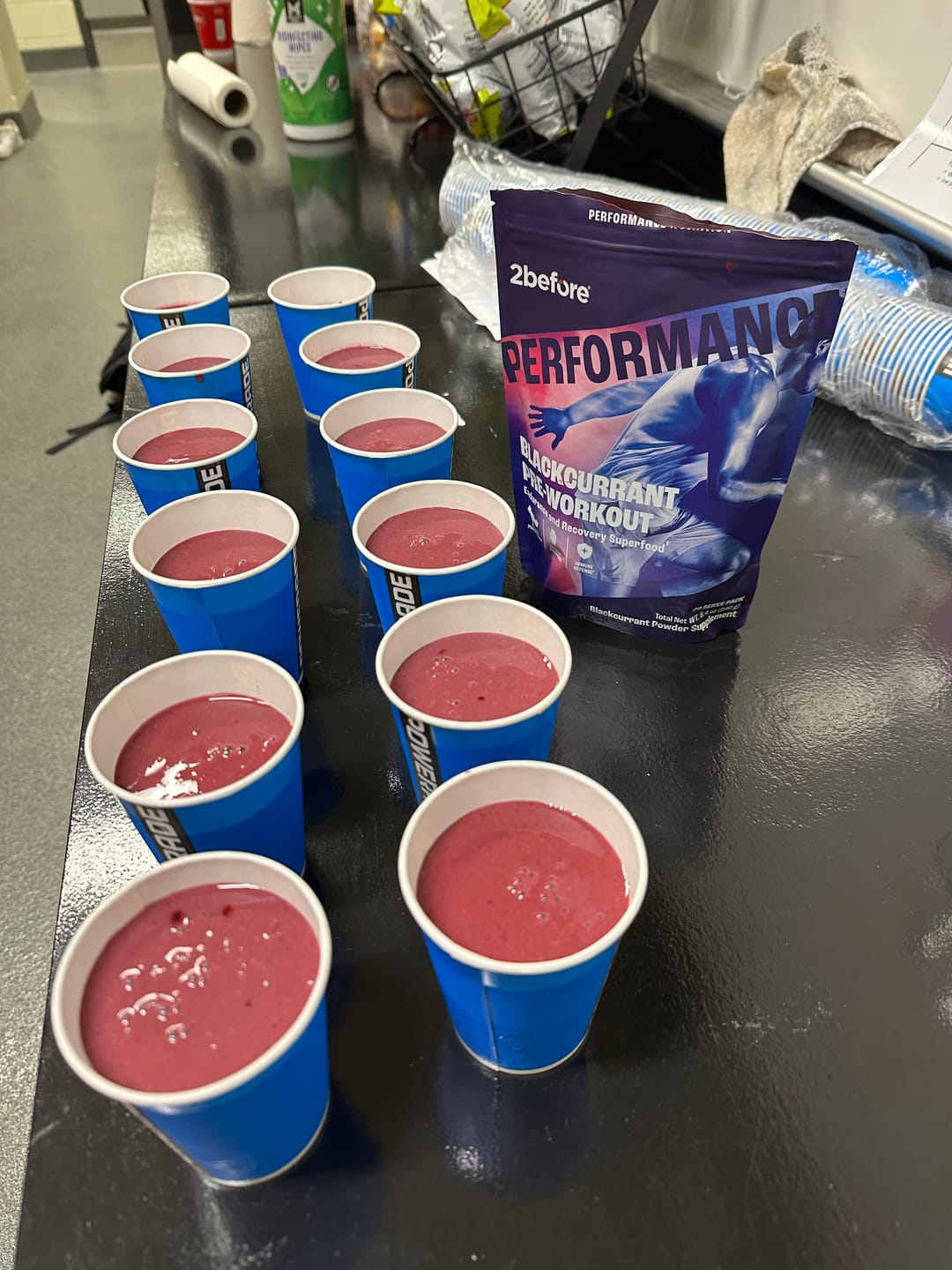 Customer photo review of Blackcurrant Pre Workout - Caffeinated