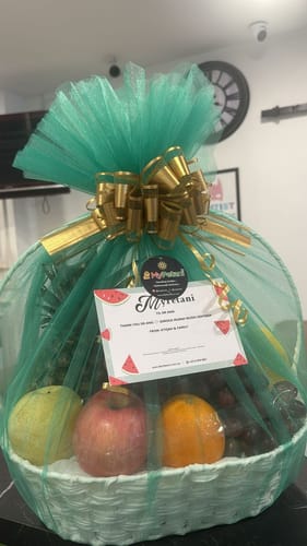 Customer photo review of Fruit Basket Luxury Z+ (Peninsular Malaysia)