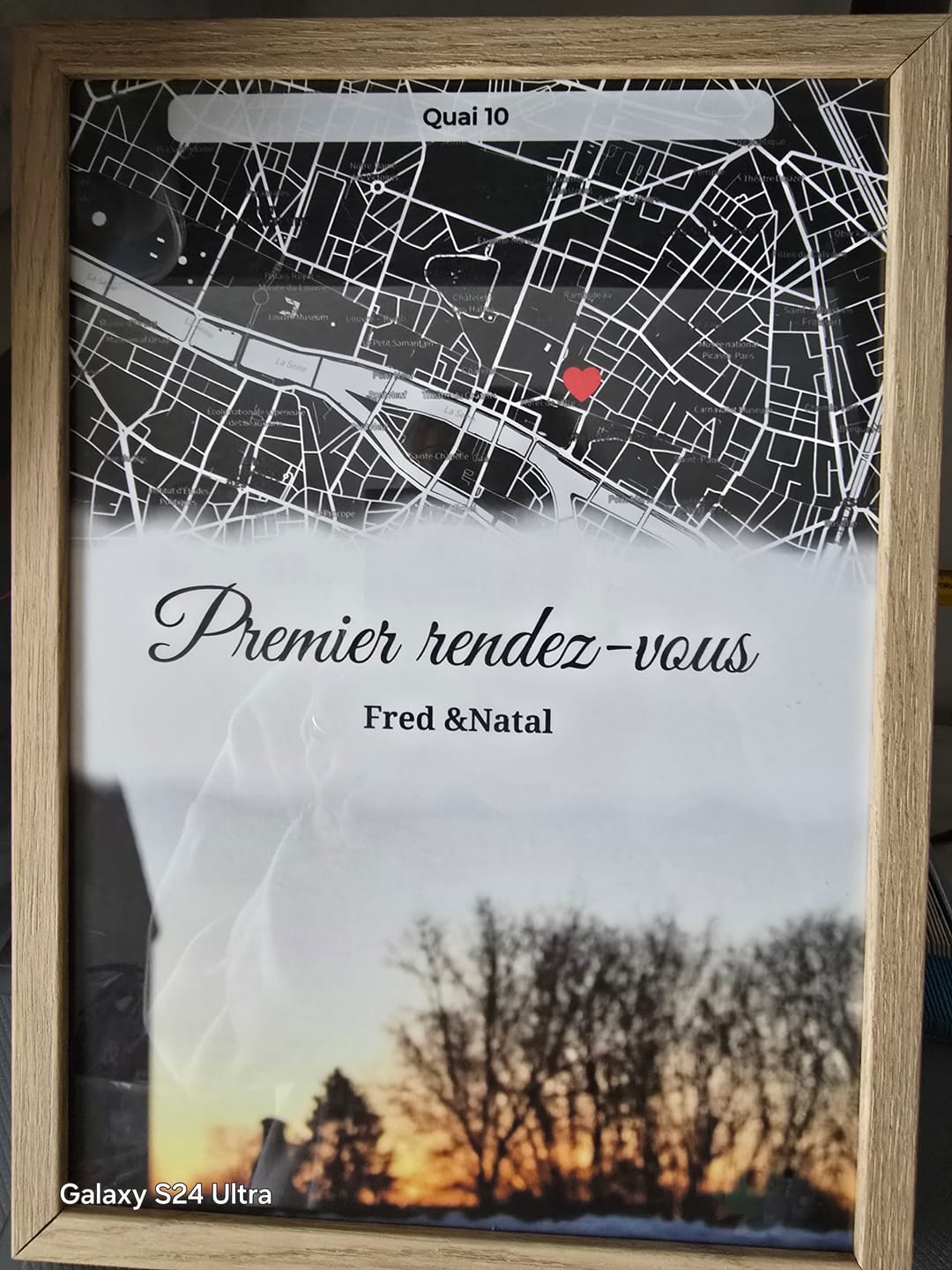 Customer photo review of Là où tout a commencé - Affiche personnalisée