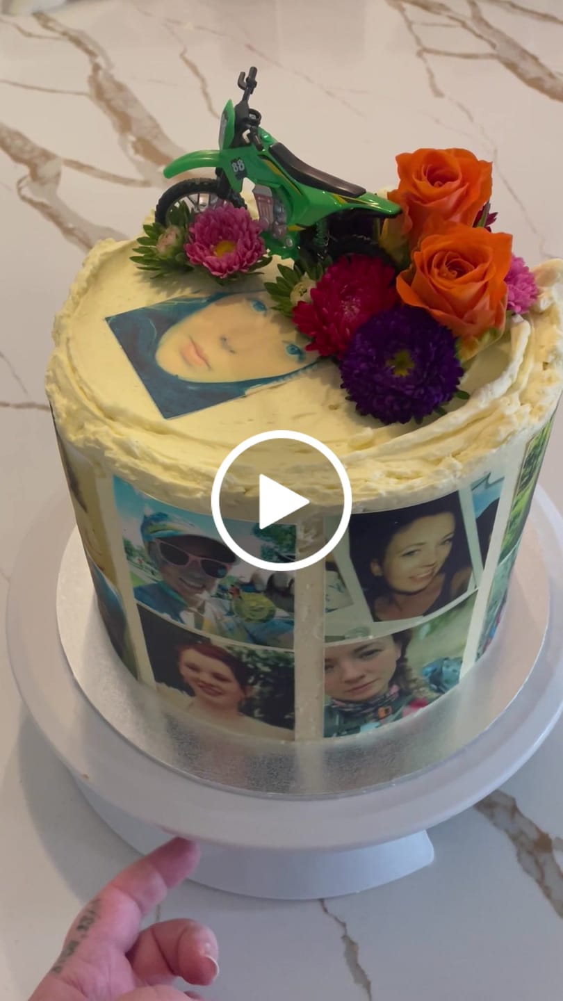 Customer video review of 6  x 7 cm Square Cookie Custom Edible Icing Images