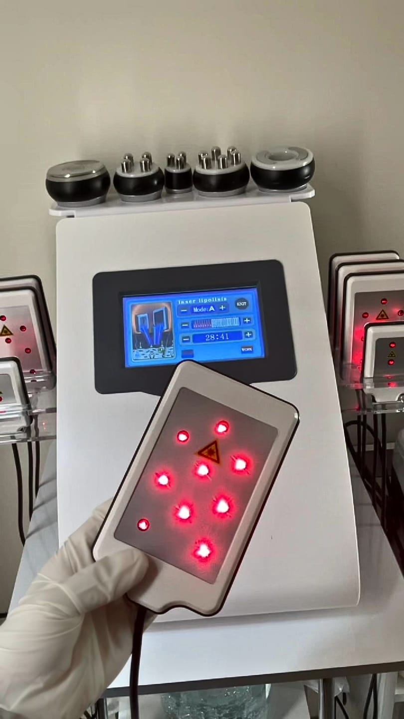 Customer photo review of 30K Cavitation Machine 6 in 1 for Fat Blasting