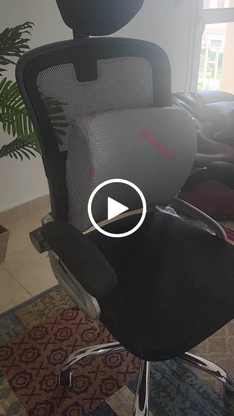 Customer video review of Back Support Pillow - Rolo