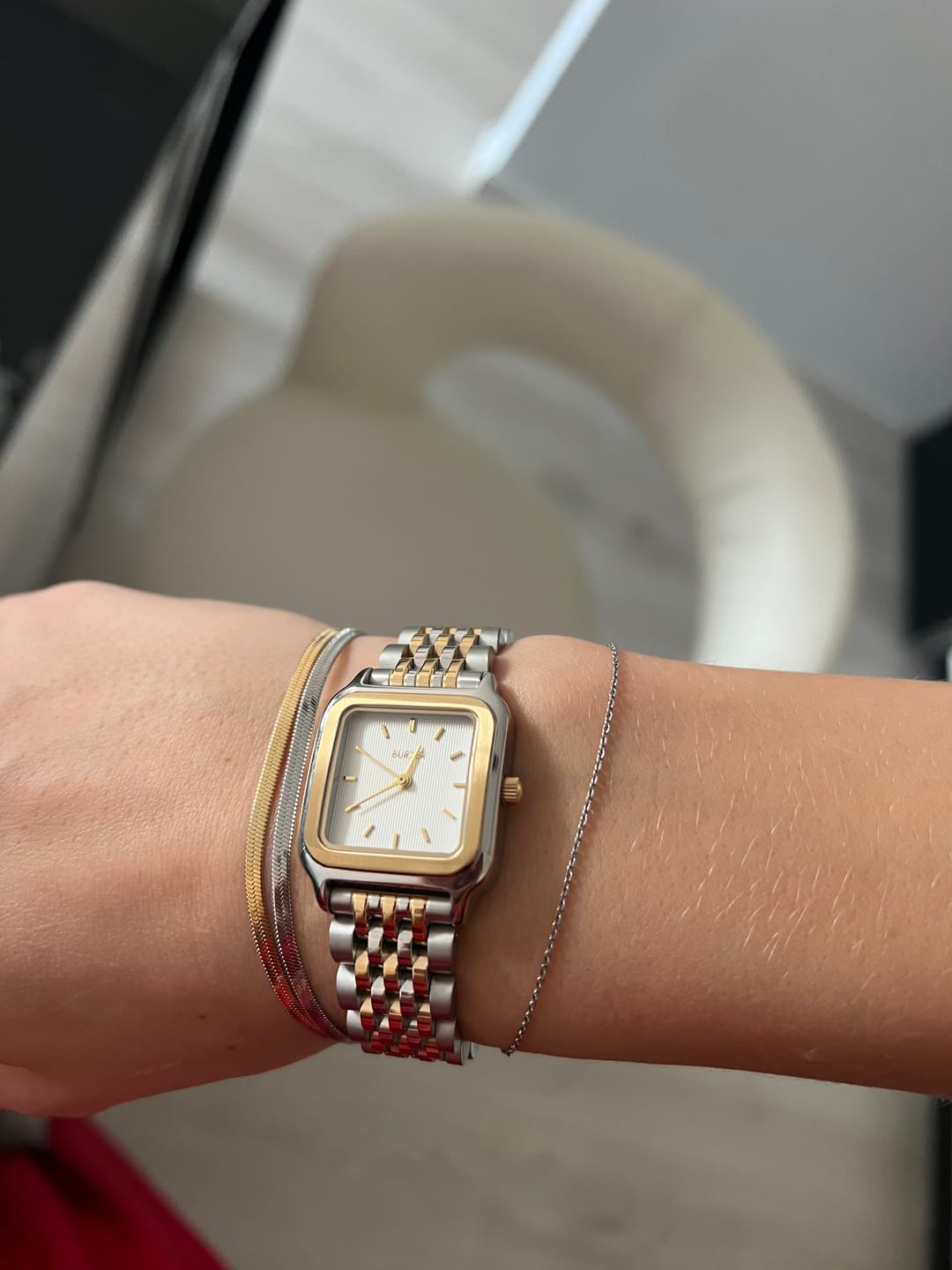 Customer photo review of Lily Gold/Silver Bracelet