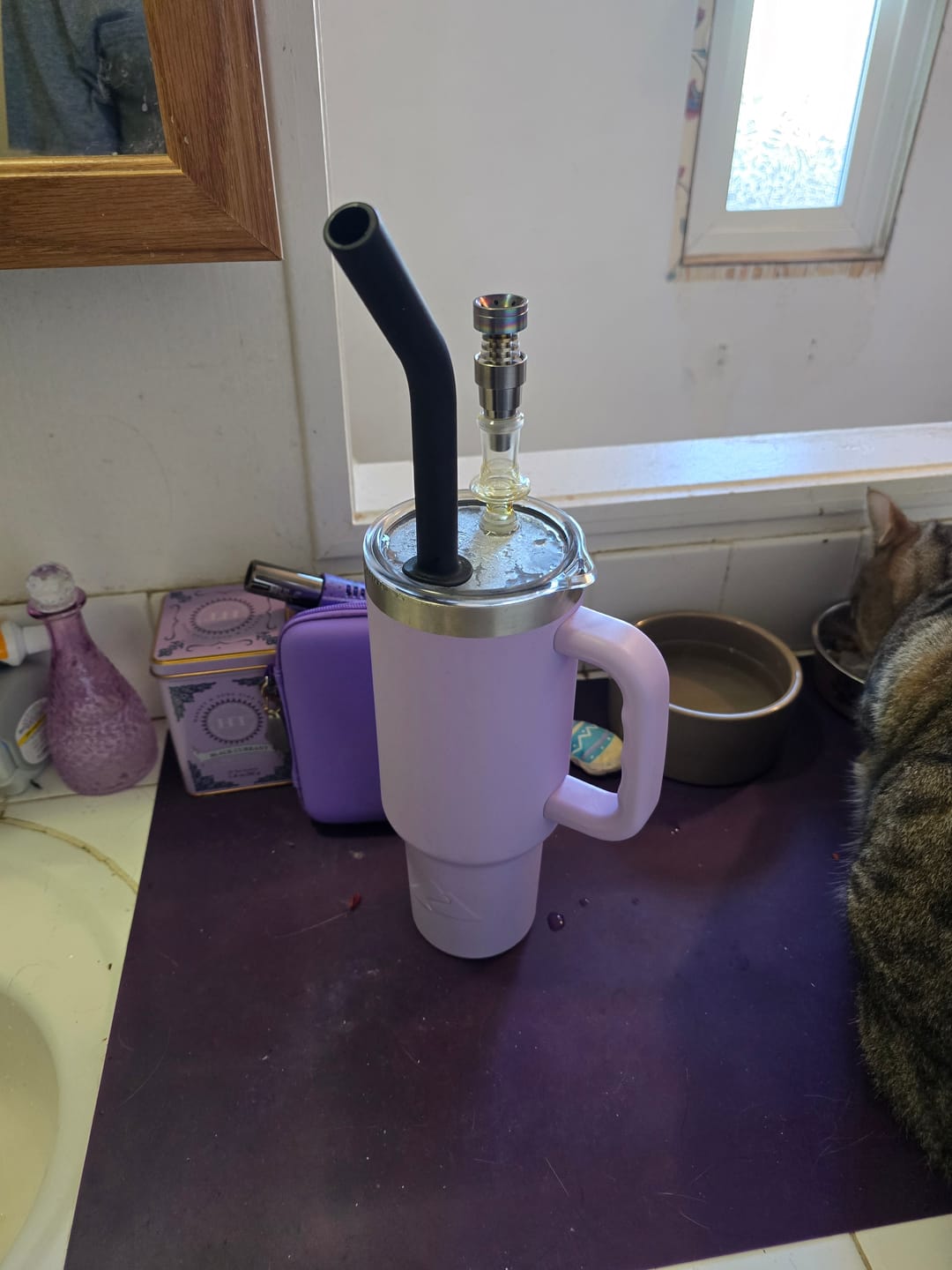 Customer photo review of TITANIUM 6 IN 1 SKILLET DAB NAIL