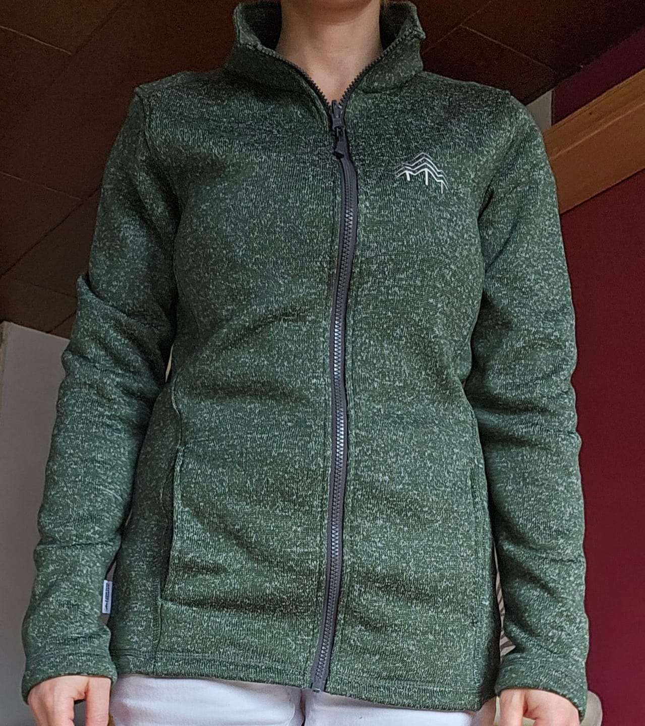Customer photo review of HOLZBRÜDER® Logo - Strickfleece Jacke / green