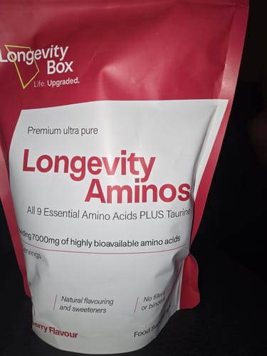 Customer photo review of Longevity Essential Amino Acids