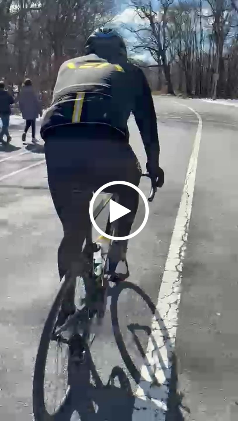 Customer video review of Men's Winter Bib Tights
