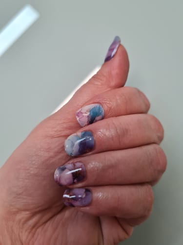 Marina G. review of UV Gel: Amethyst Marble image 1 out of 1