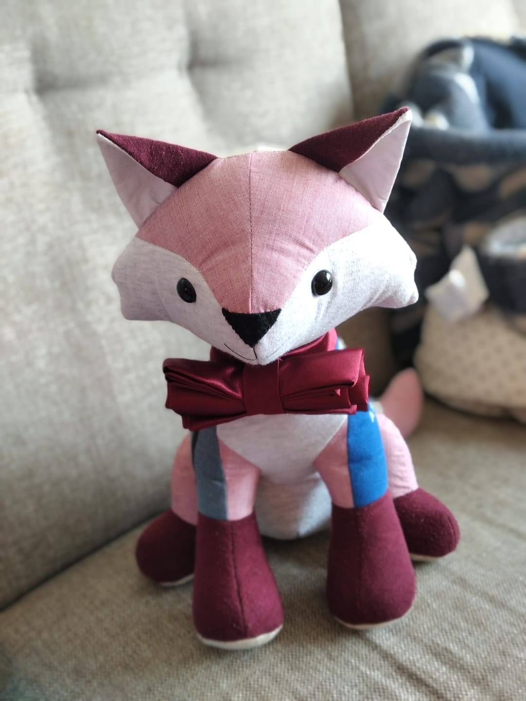 Customer photo review of Renard en peluche souvenir