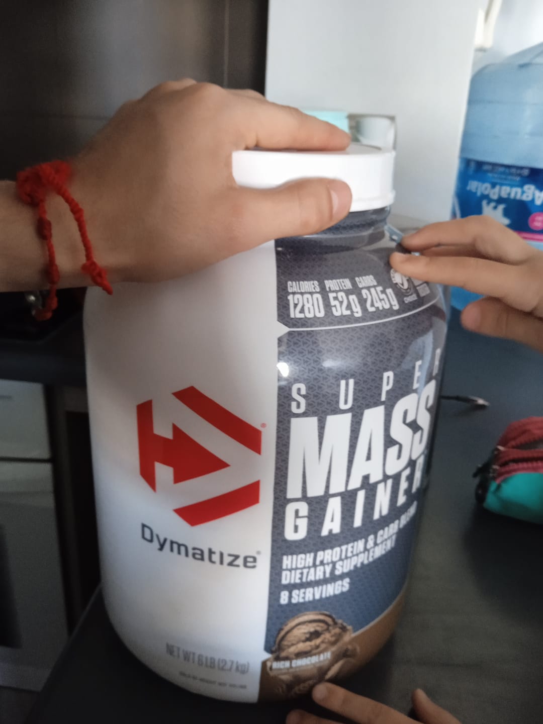 Customer photo review of Dymatize Super Mass Gainer Ganador de Masa 6 Lb