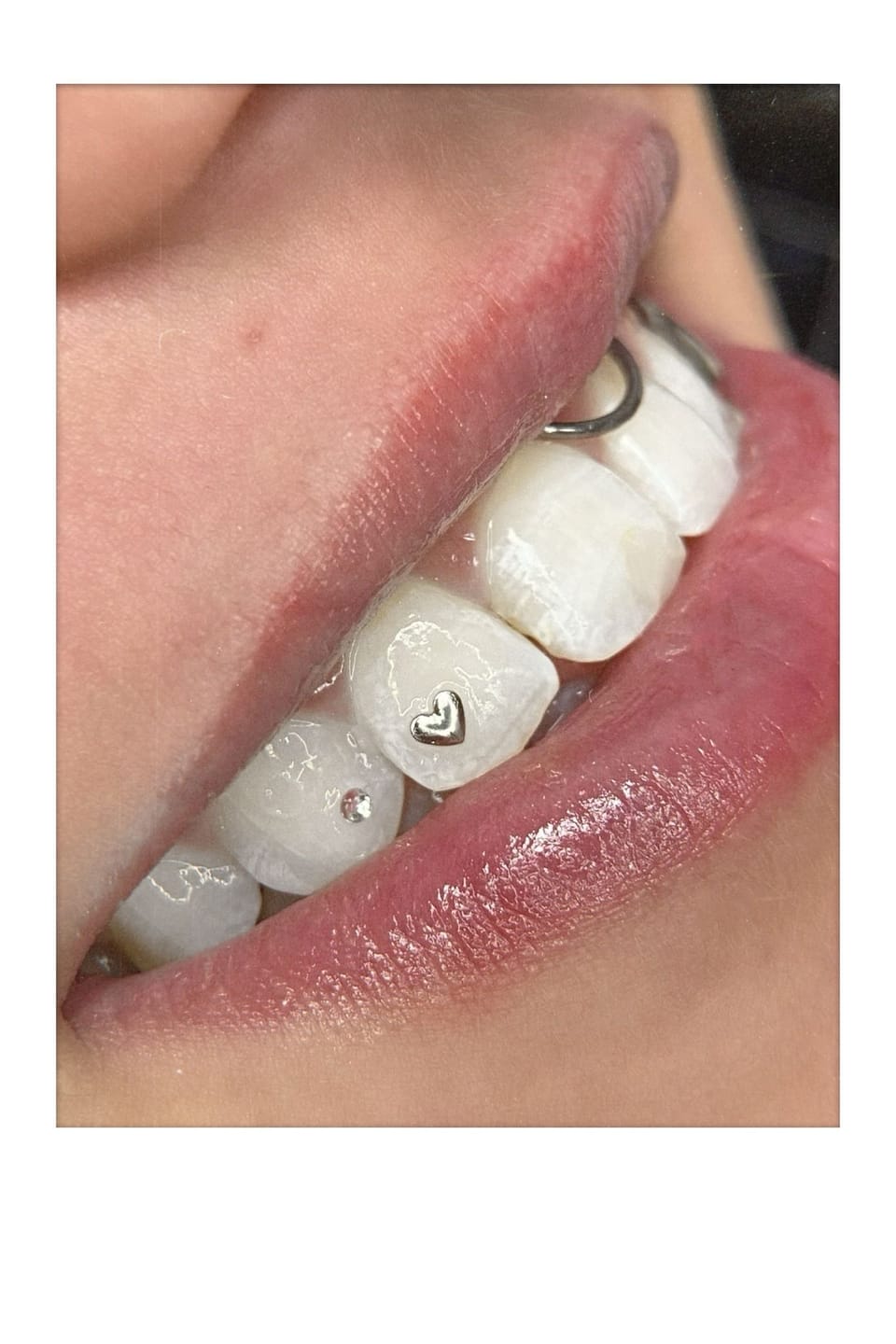 Customer photo review of Large Heart 24-karat gold