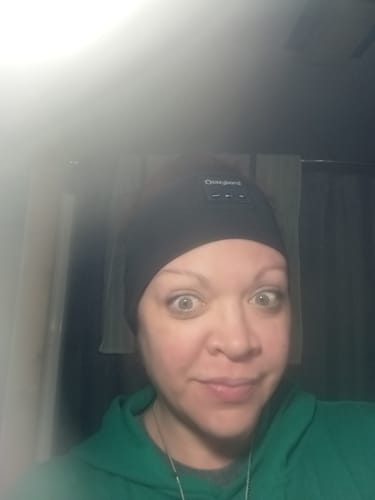 Customer photo review of CozyBand Wireless Headphones