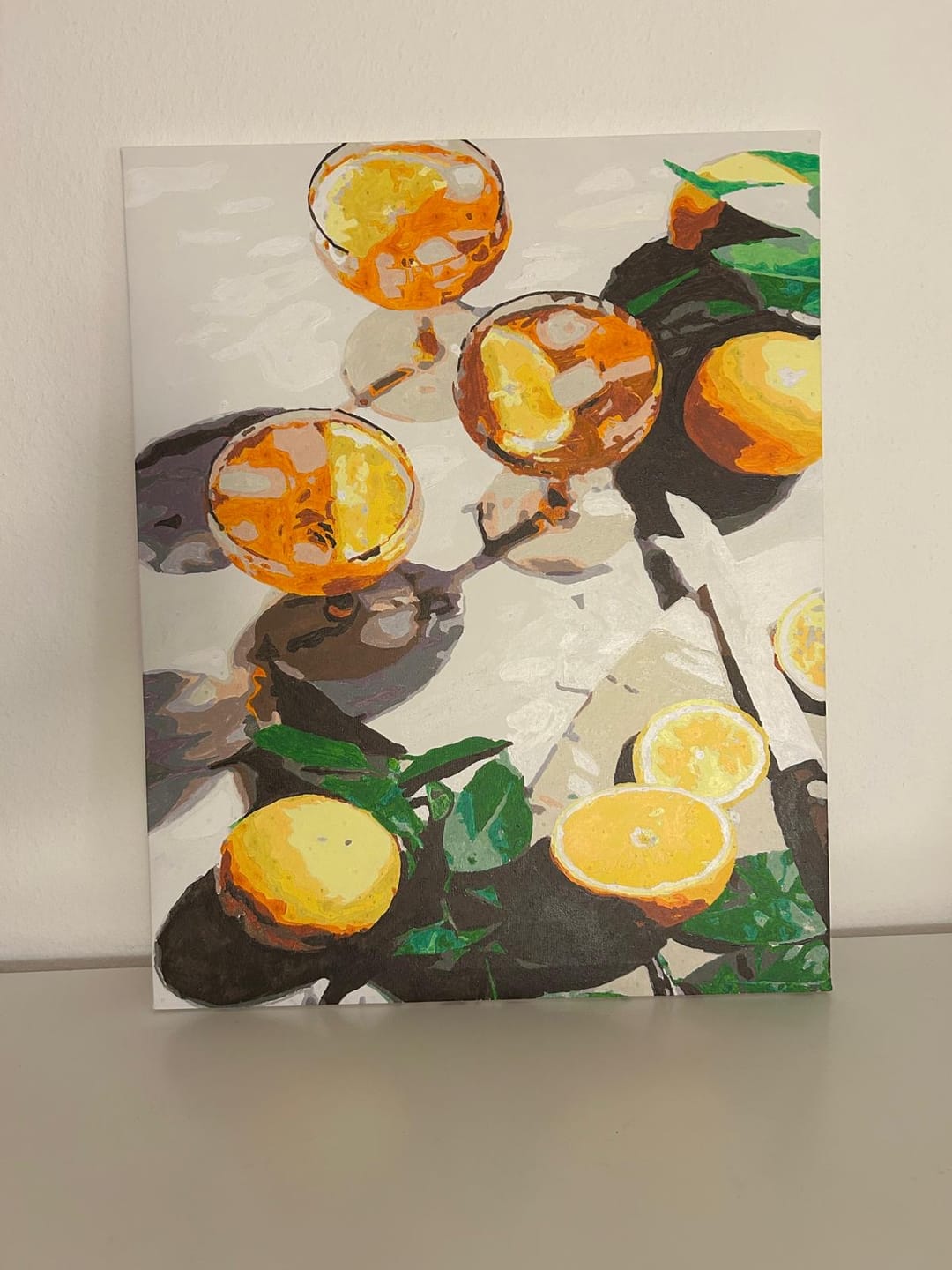 Customer photo review of Malen nach Zahlen - Orange Summerdrinks