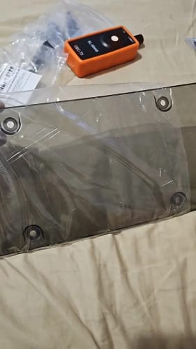 Customer photo review of Car License Plate Tinted Cover