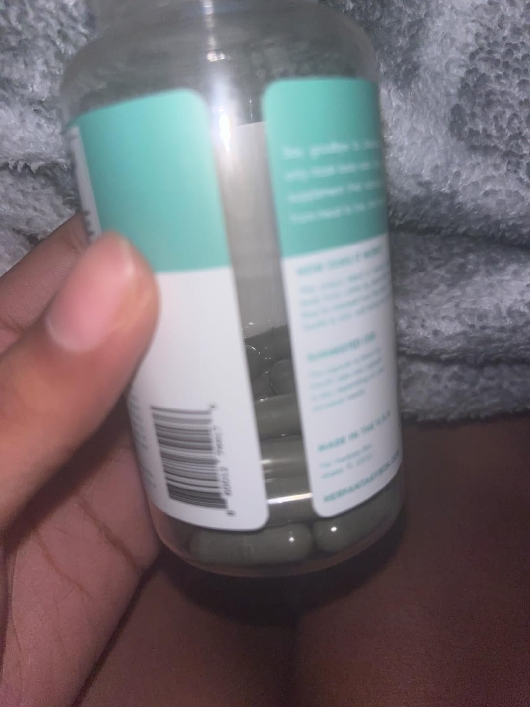Customer photo review of Internal Deodorant Capsules – Natural Body Odor Control Supplement