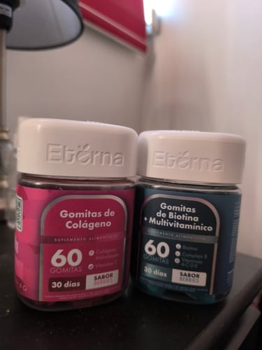 Customer photo review of Pack Biotina + Colágeno