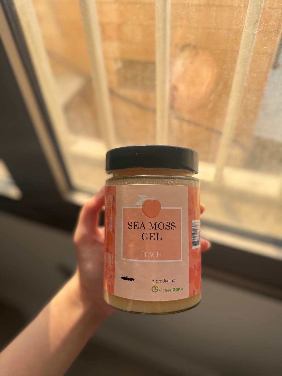 Customer photo review of Sea Moss Gel with Peach (540gm)