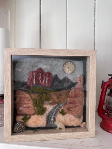Customer photo review of Desert Trail Needle Felting Kit