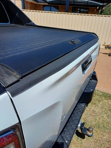 Customer photo review of TAILGATE GUARD CAP PROTECTOR COVER FOR ISUZU D-MAX 2020-2022