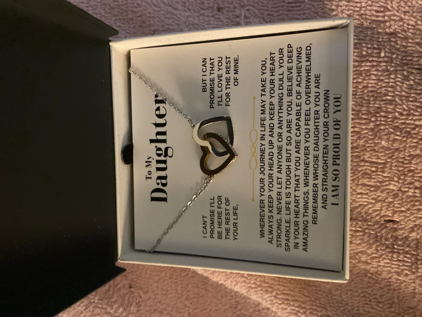 Customer photo review of To My Daughter - Beautiful Gift Set - SS176D