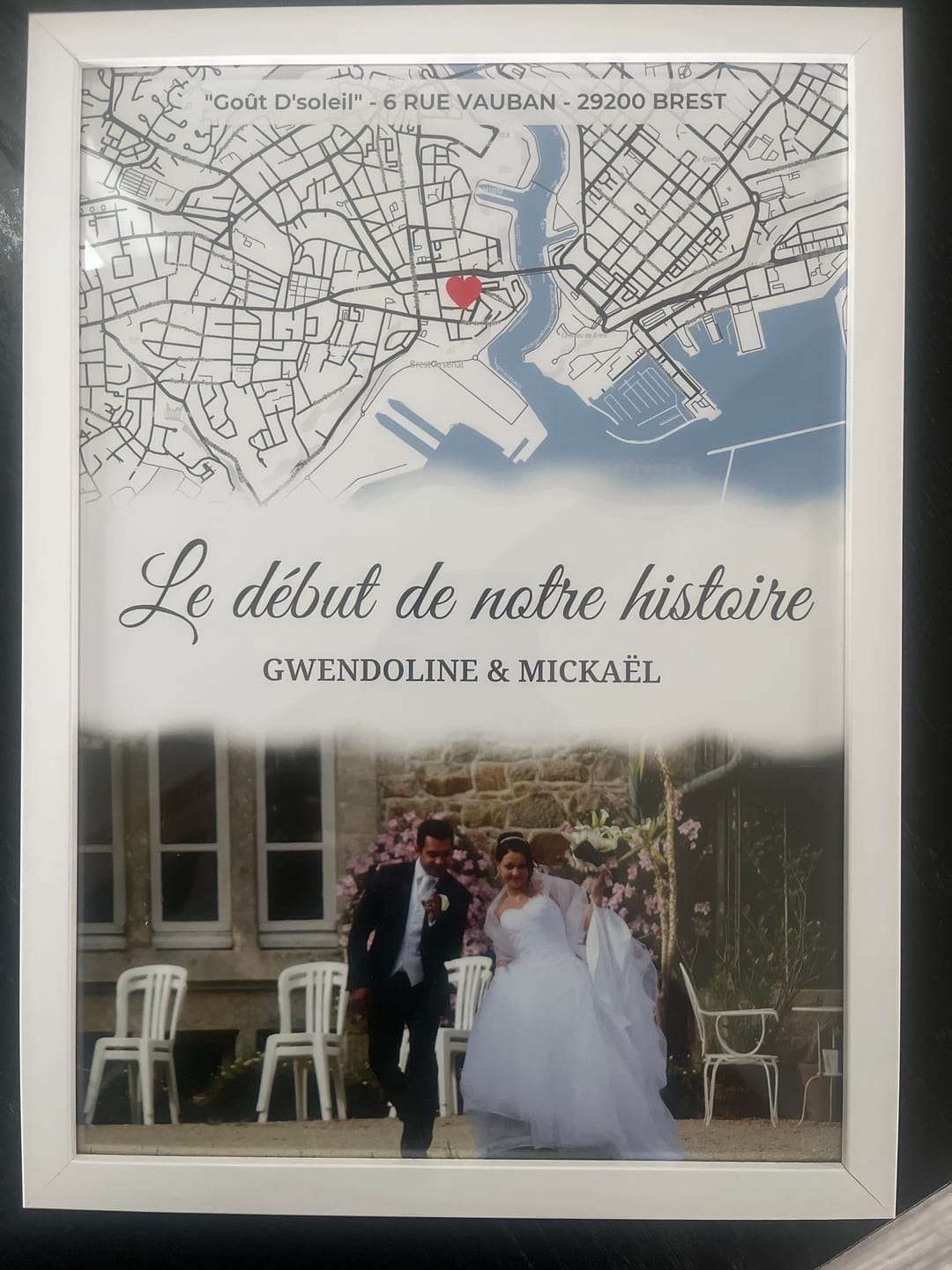 Customer photo review of Là où tout a commencé - Affiche personnalisée