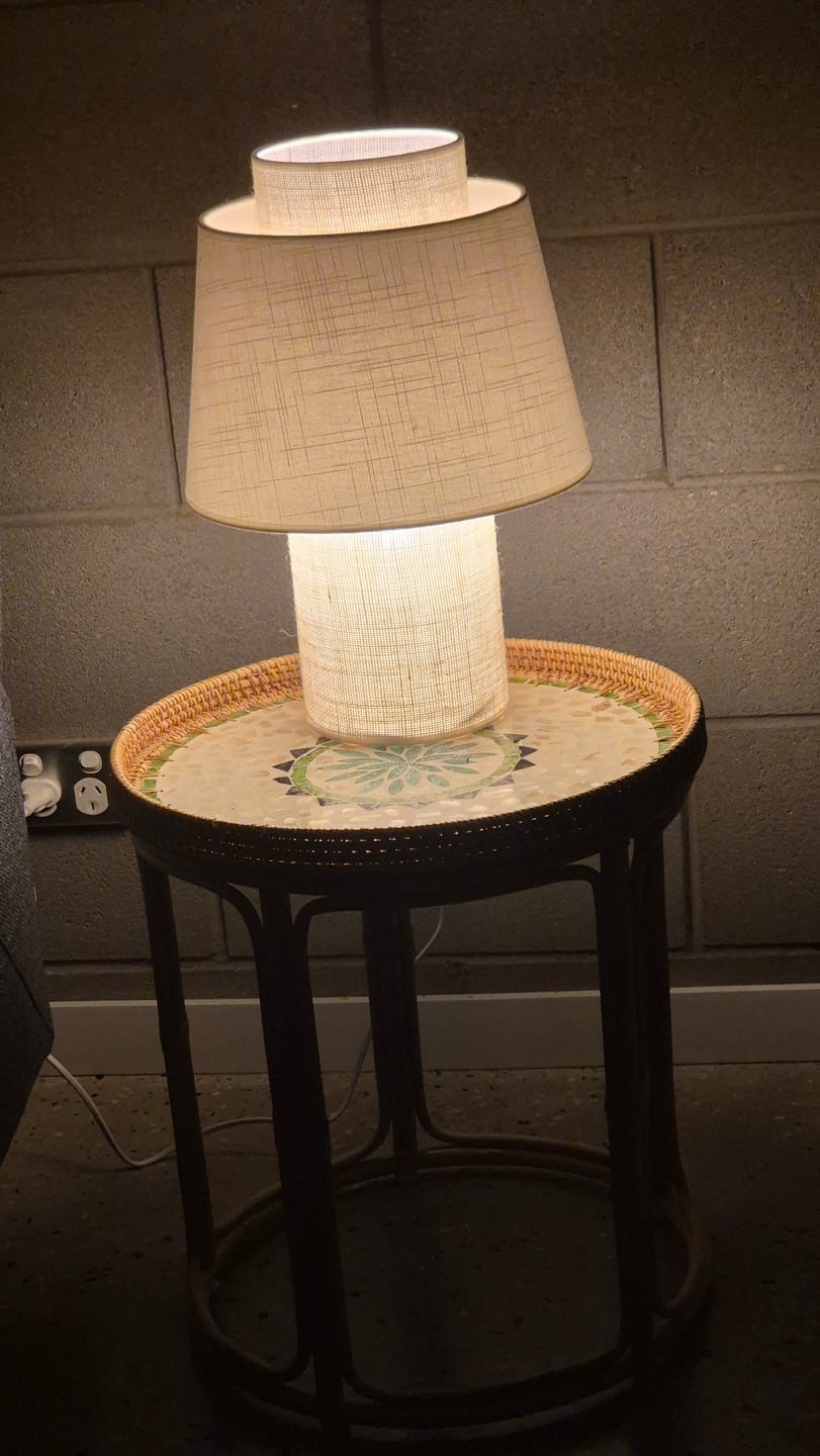 Customer photo review of Oasis Rattan Table