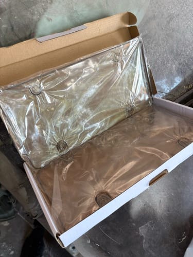 Customer photo review of Car License Plate Tinted Cover