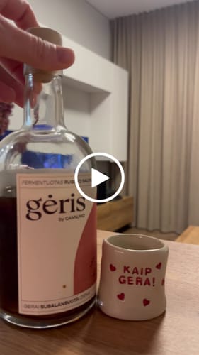 Customer video review of GĖRIS - fermentuotas ruginio salyklo gėrimas