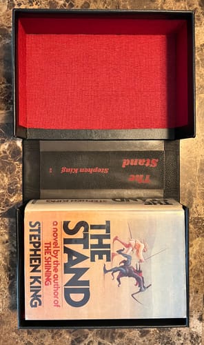 Customer photo review of Thick Leatherette Sheet - Black / Red