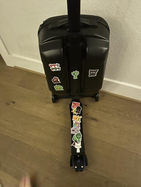 Customer photo review of Advwin Foldable Hardshell Scooter Suitcase(Low Stock)