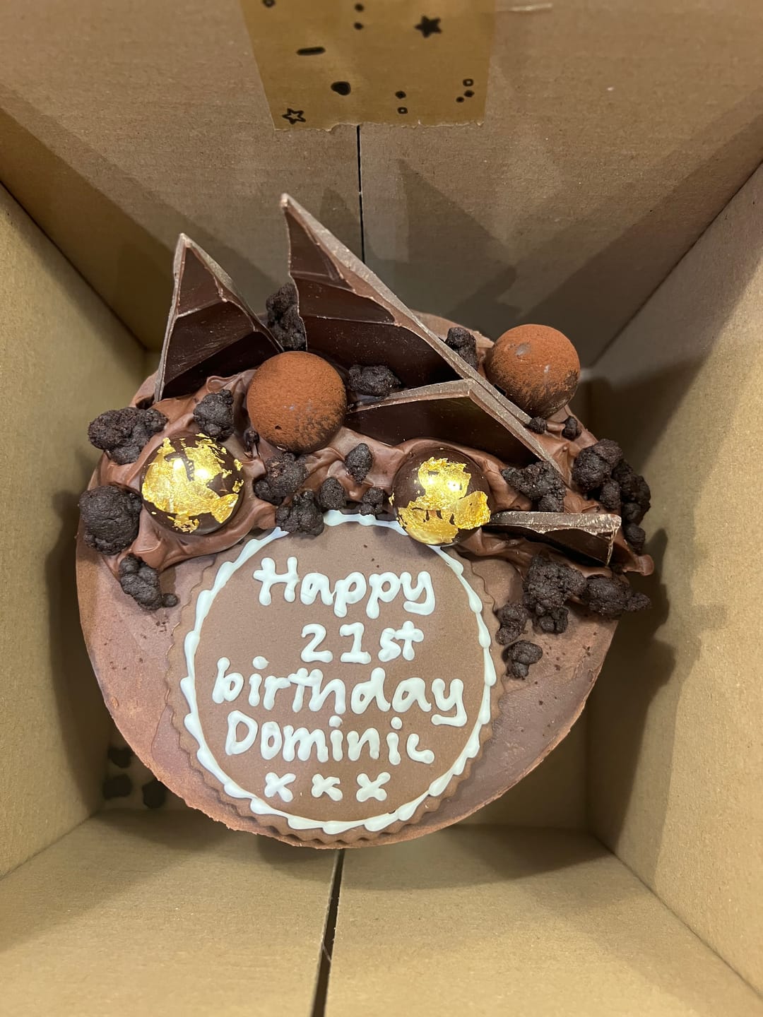 Customer photo review of Ultimate Chocolate Cake
