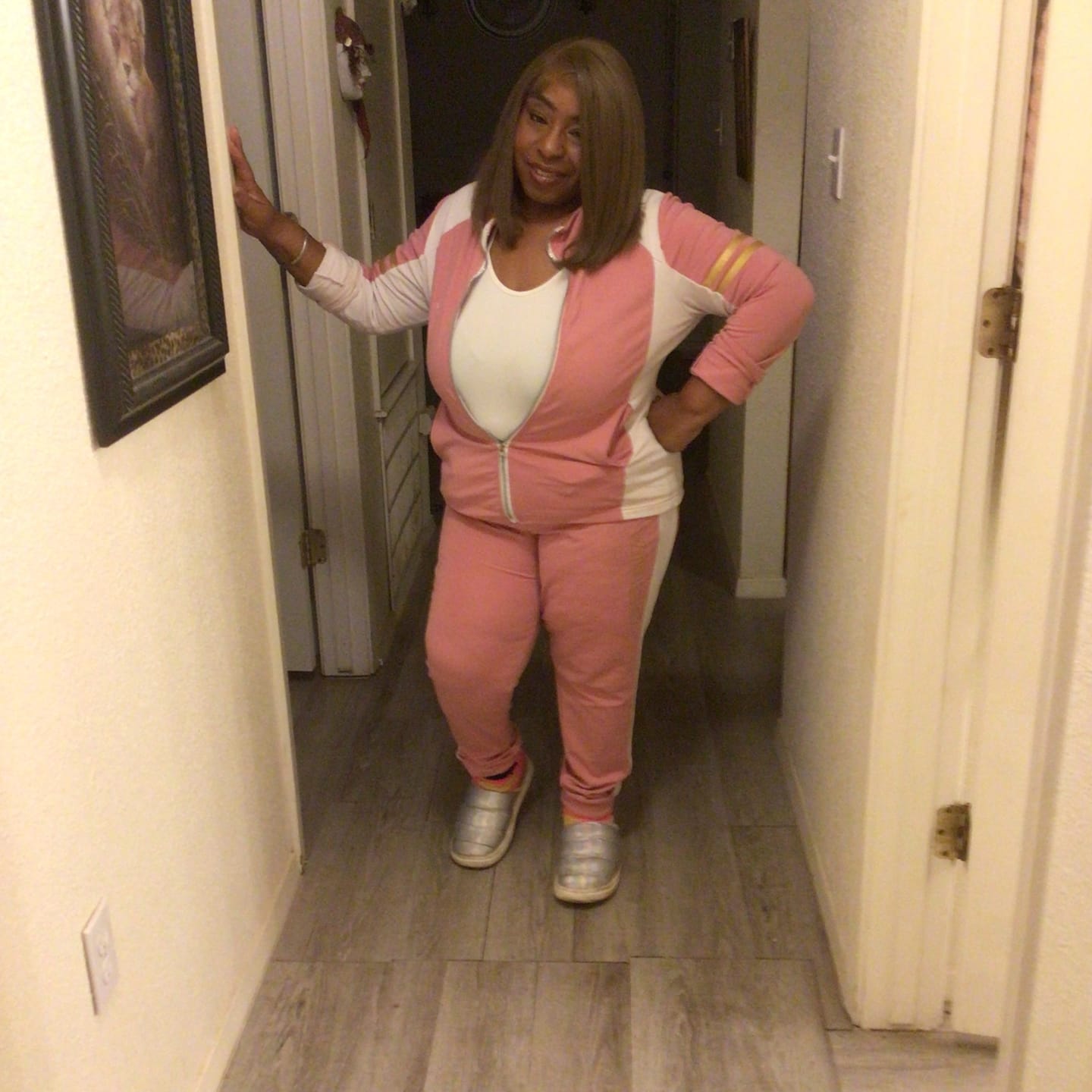 Customer photo review of Sensationnel Bare Lace Glueless Synthetic Extra Transparent Luxe 13X6 Lace Front Wig - 13X6 UNIT 3