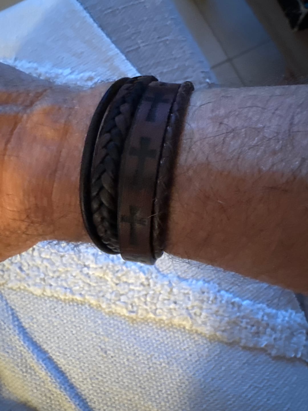 Customer photo review of Bracelet du Croisé Templier