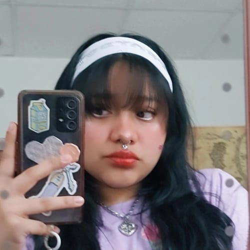 Customer photo review of FAUX SPIKED HEART SEPTUM