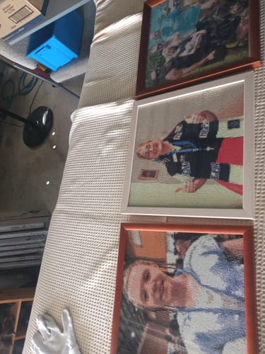Customer photo review of Custom Diamond Painting