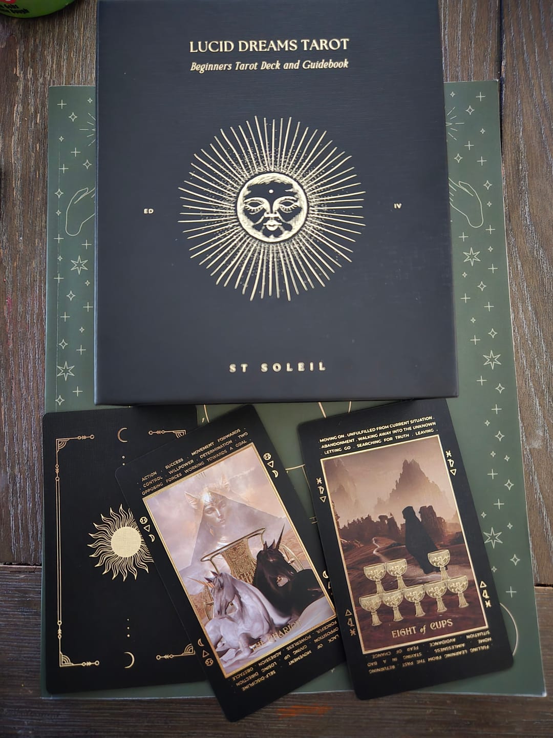 Customer photo review of Lucid Dreams Beginners Tarot • Black Eclipse {EDITION 4}
