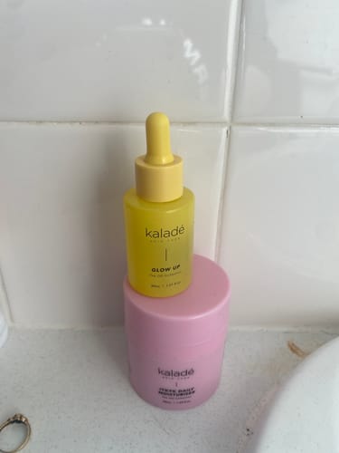 Customer photo review of Glow Up Face Oil