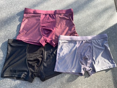 Kundenbewertung mit Foto zu Boxershorts - Premium Eisseide