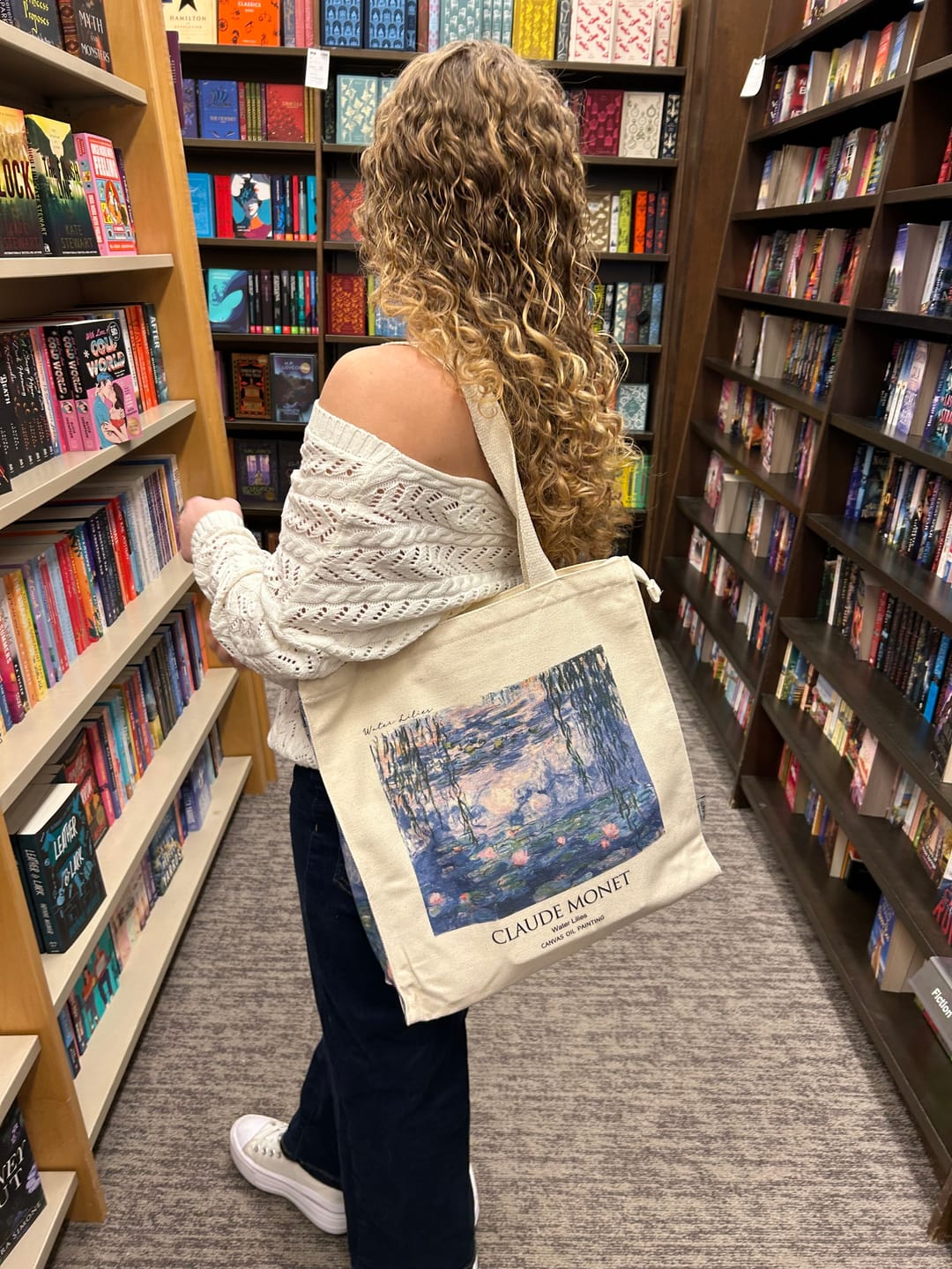 Customer photo review of Claude Monet "Water Lilies" - Tote Bag