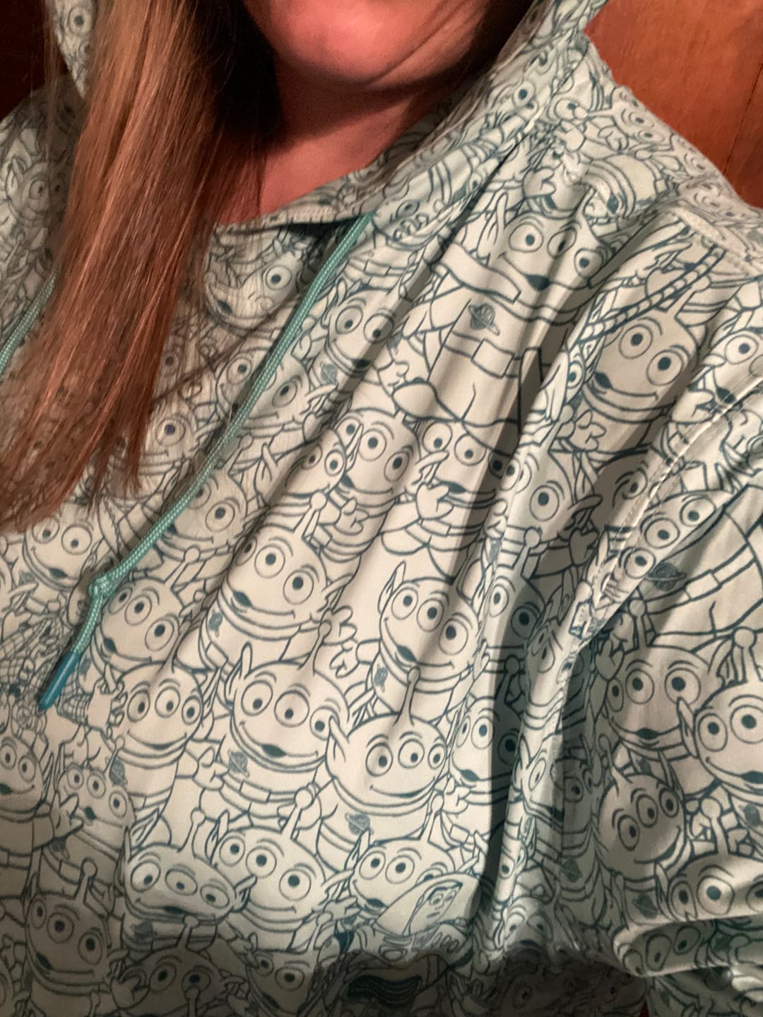 Customer photo review of Disney and Pixar Toy Story “The Crane Escape” – Performance Hoodie