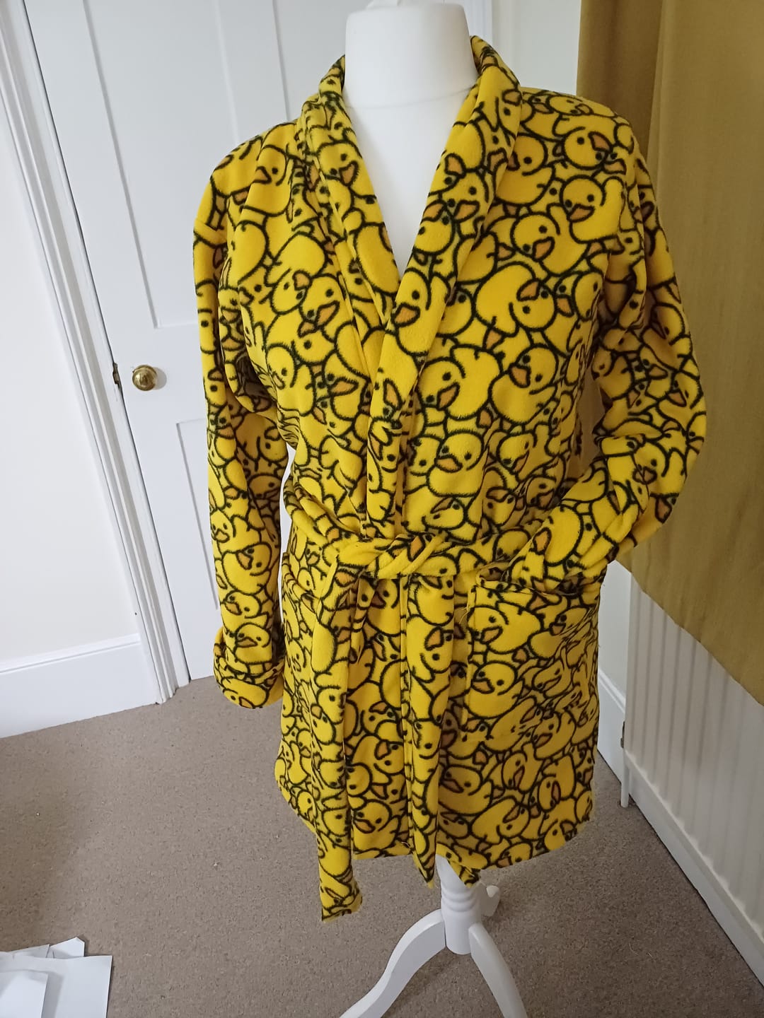 Customer photo review of Yellow Ducks Anti Pill Polar Fleece Fabric