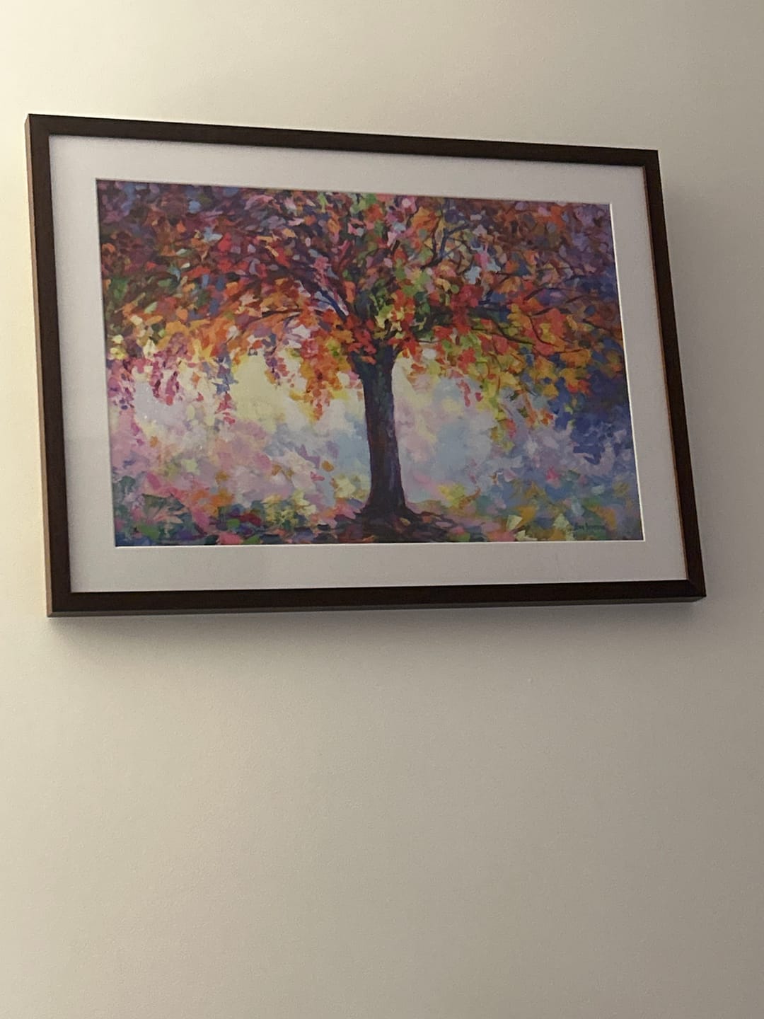 Customer photo review of Tree Of Happiness Framed Art Print