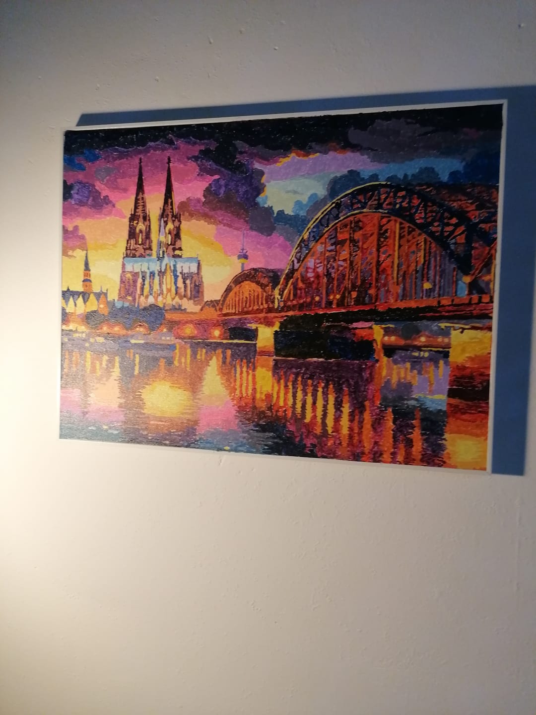 Customer photo review of Malen nach Zahlen - Stadtbild Köln