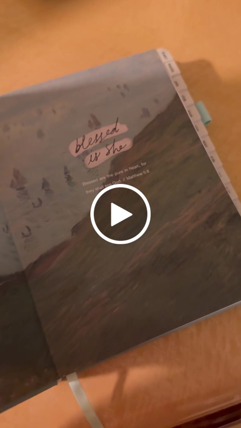 Customer video review of 2025 Calendar Year Catholic Liturgical Planner // Mini Layout
