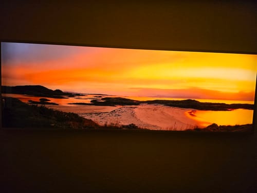 Customer photo review of Leuchtbild Acrylglas Canvalight® DIA | Eigenes Motiv | Panorama